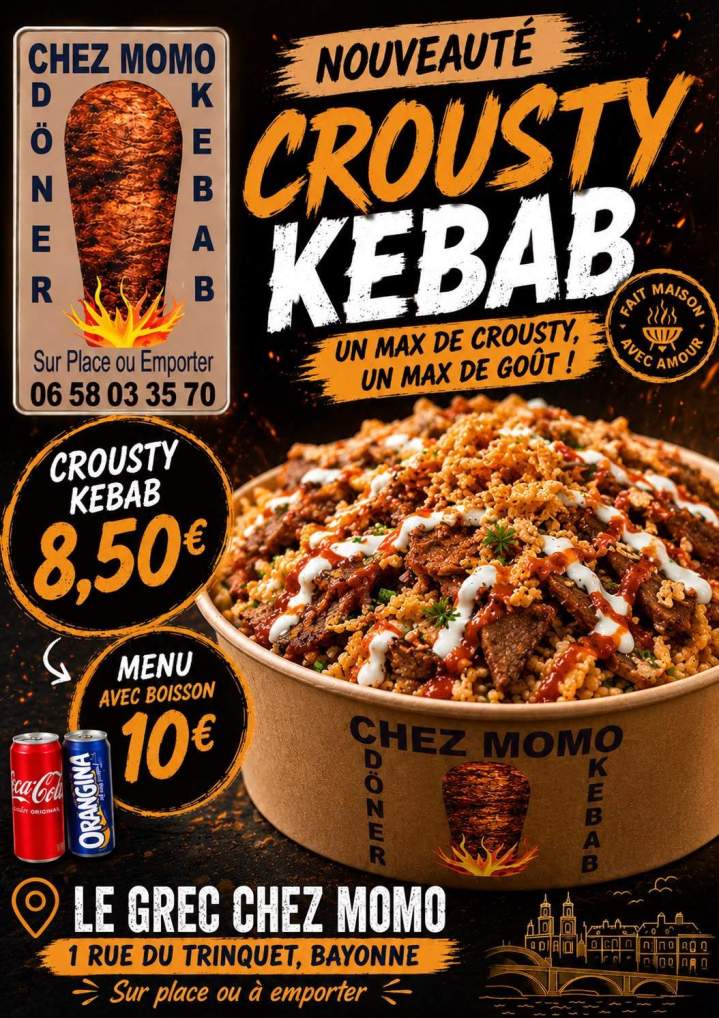 Crousty Kebab